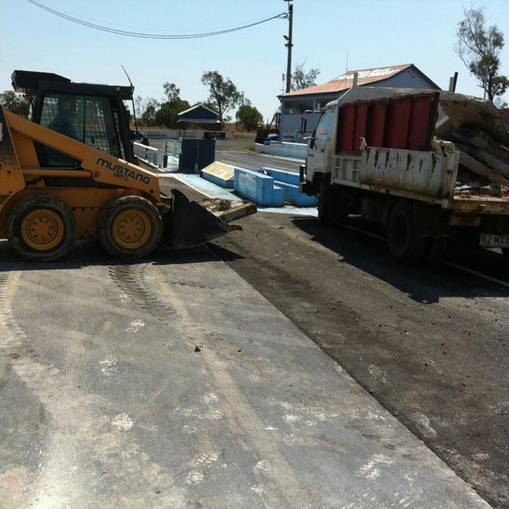 Big thanks to Dave Pledge, Dave Sommerfeld & Sam Moore for coming out to the track again today to finishing cutting up the concrete, pulling it all up & doing dump runs. Also thanks to Cliff Ried for the lend of his truck & bobcat to help with. Big thanks to Dave Pledge, Dave Sommerfeld & Sam Moore for coming out to the track again today to finishing cutting up the concrete, pulling it all up & doing dump runs. Also thanks to Cliff Ried for the lend of his truck & bobcat to help with.