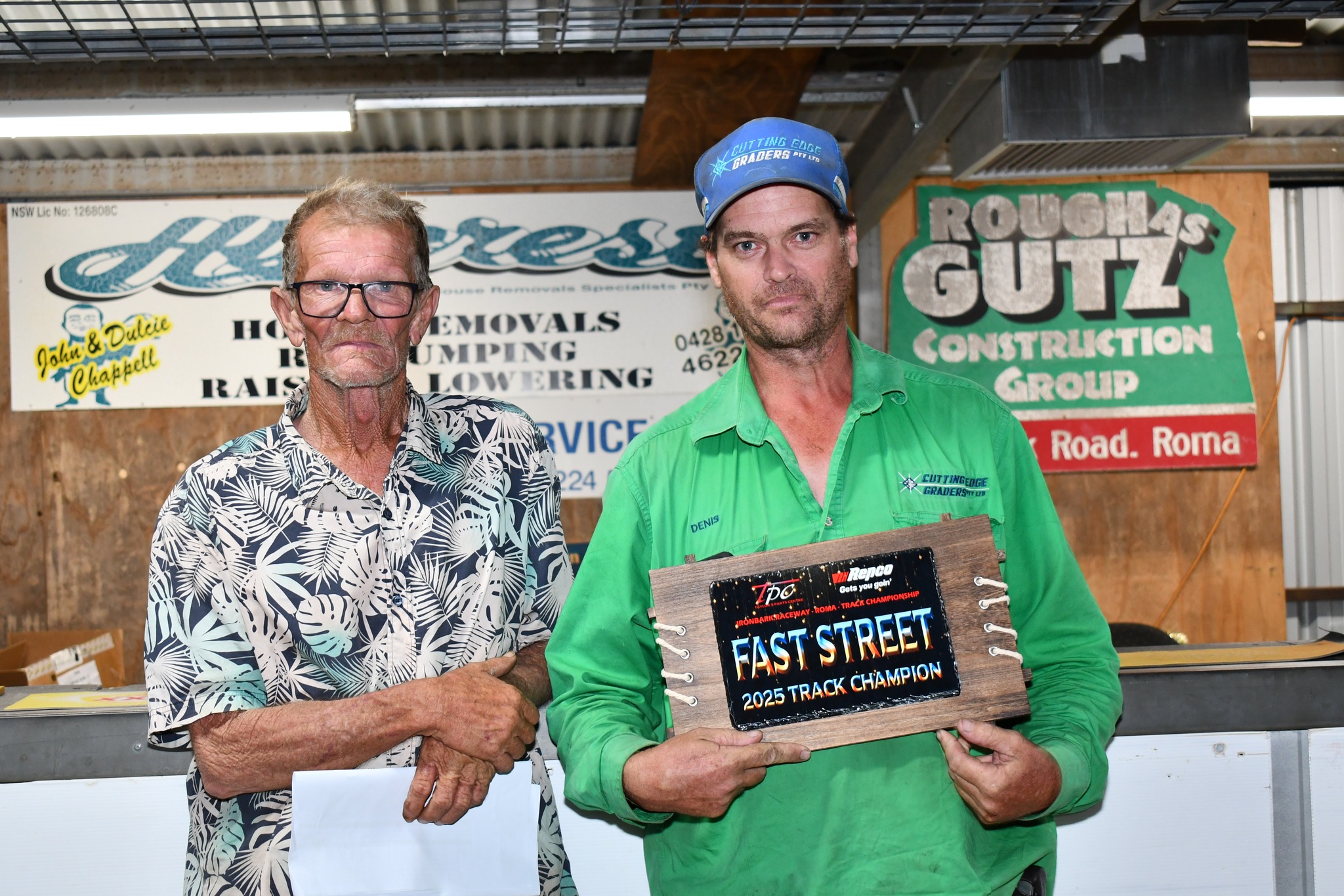 President Dave Sommerfield and 2025 Fast Street champion, Denis Ranford President Dave Sommerfield and 2025 Fast Street champion, Denis Ranford