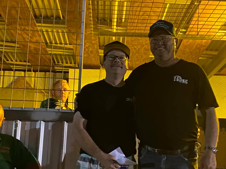 Rod Williams, from Dalby, returned to Ironbark after a mishap in Round 4, where he hit the wall, to win Quick ET, with Dennis Hurle Rod Williams, from Dalby, returned to Ironbark after a mishap in Round 4, where he hit the wall, to win Quick ET, with Dennis Hurle