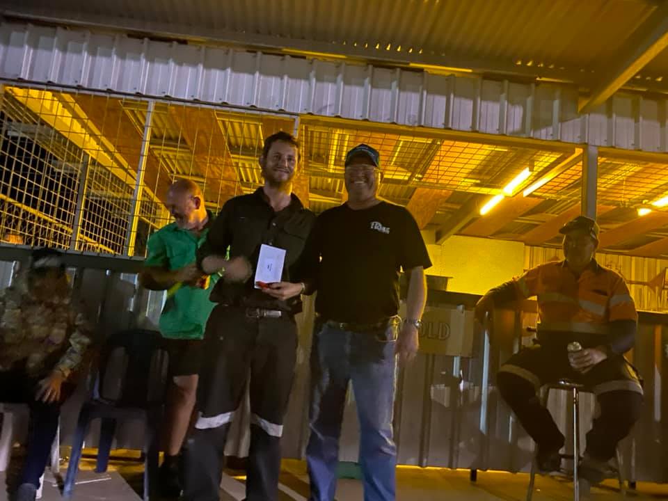 Tom Pascoe, runner up in 4WD, with Dennis Hurle Tom Pascoe, runner up in 4WD, with Dennis Hurle