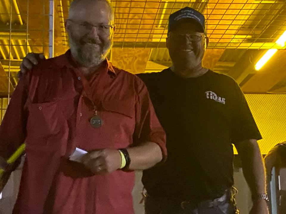 Steve Dillon, runner up in Bike, with Dennis Hurle Steve Dillon, runner up in Bike, with Dennis Hurle