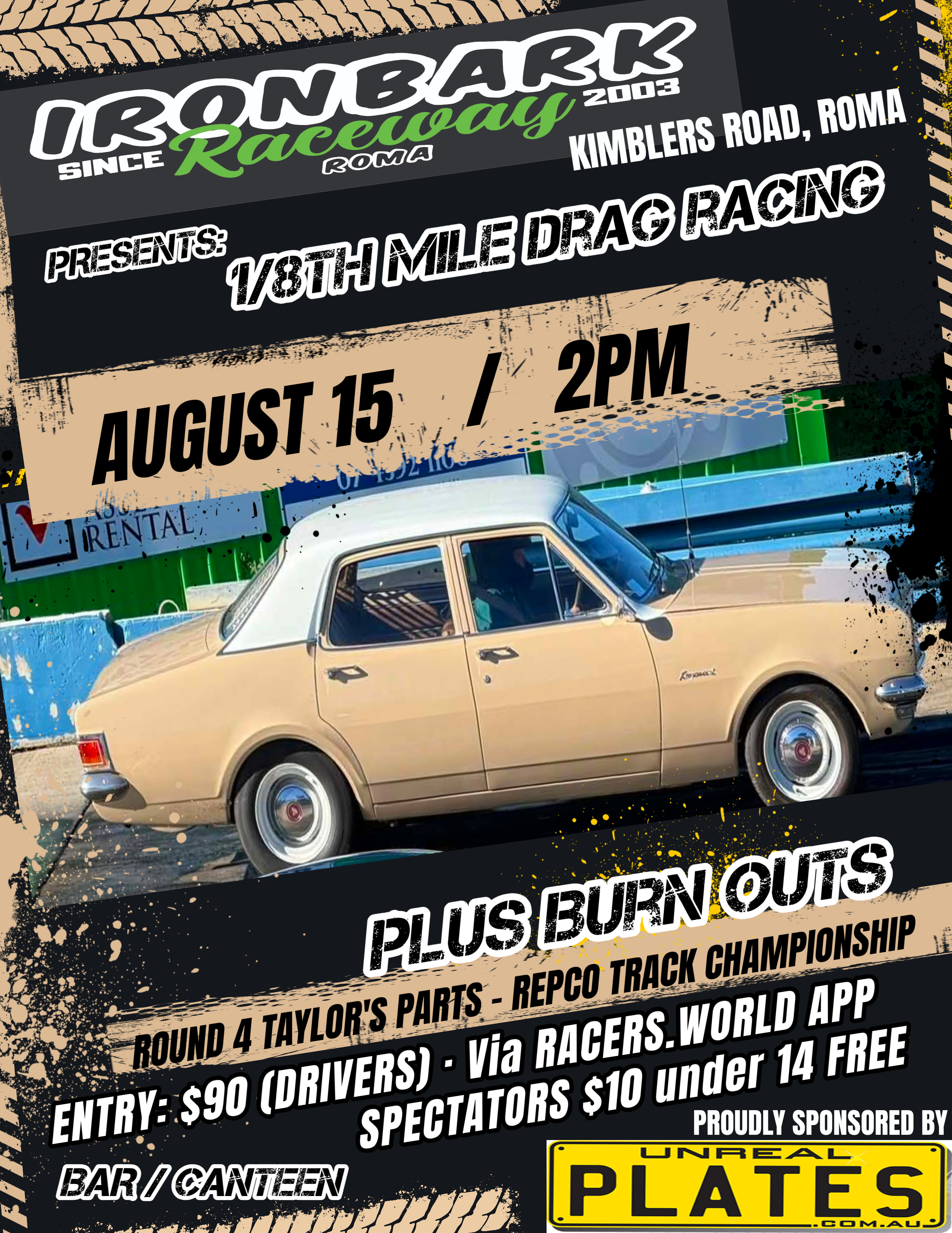 2026 Repco - Taylor's Parts Ironbark Raceway Track Championship poster 2026 Repco - Taylor's Parts Ironbark Raceway Track Championship poster